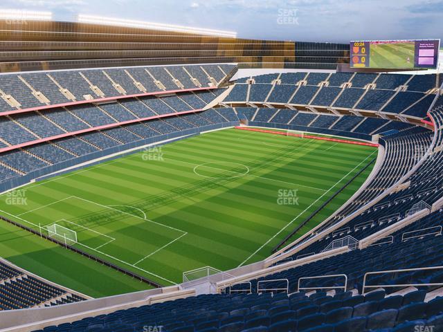 Soldier Field - Section 445 Seat View Soldier Field - Section 445 Seat View