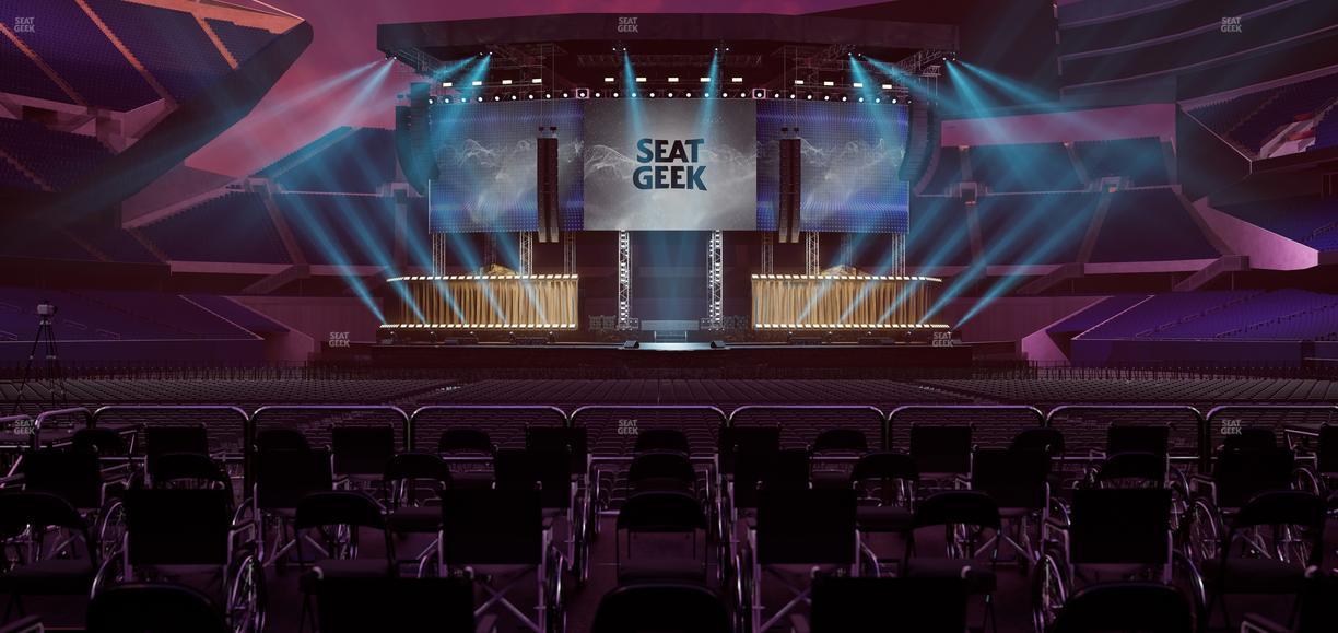 Soldier Field - Section Floor Ada Seat View