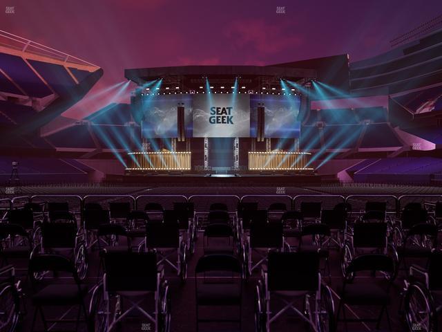 Soldier Field - Section Floor Ada Seat View