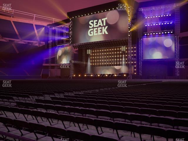 Soldier Field - Section Floor B 1 Seat View