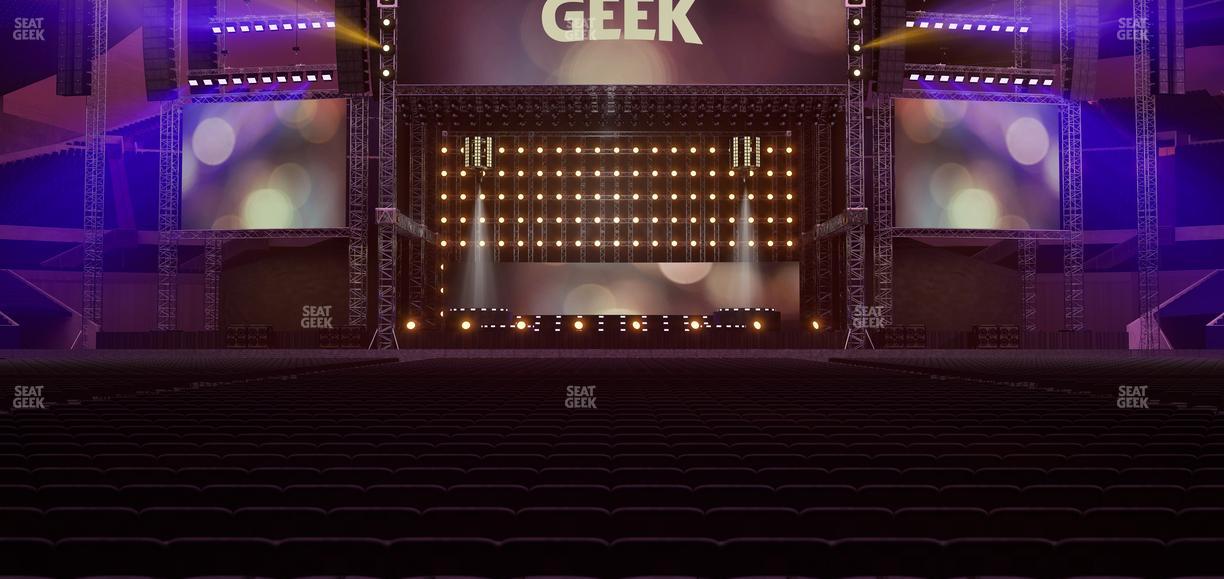 Soldier Field - Section Floor C 3 Seat View