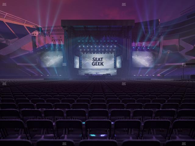 Soldier Field - Section Floor C 3 Seat View