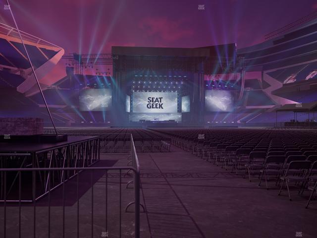 Soldier Field - Section Floor C 4 Seat View