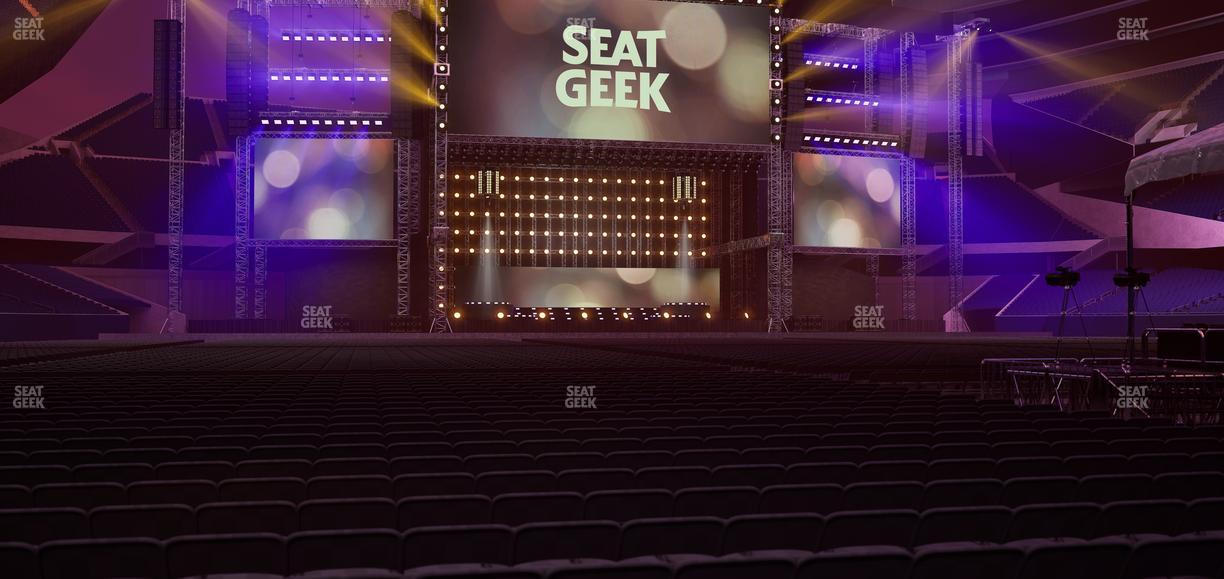 Soldier Field - Section Floor C 4 Seat View