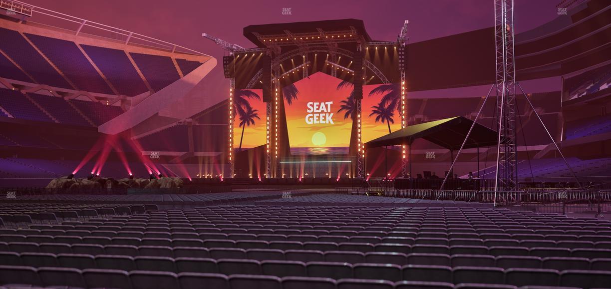 Soldier Field - Section Floor D 1 Ada Seat View