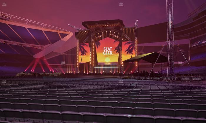 Soldier Field - Section Floor D 1 Ada Seat View