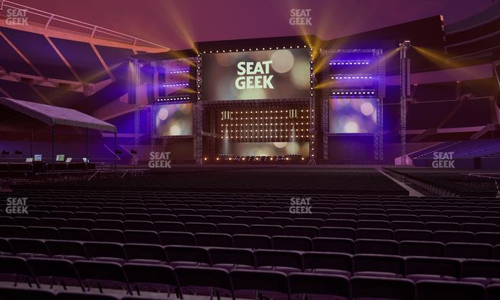 Soldier Field - Section Floor D 2 Ada Seat View