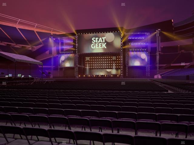 Soldier Field - Section Floor D 2 Ada Seat View