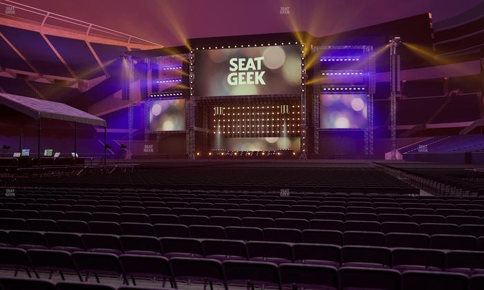 Soldier Field - Section Floor D 2 Ada Seat View