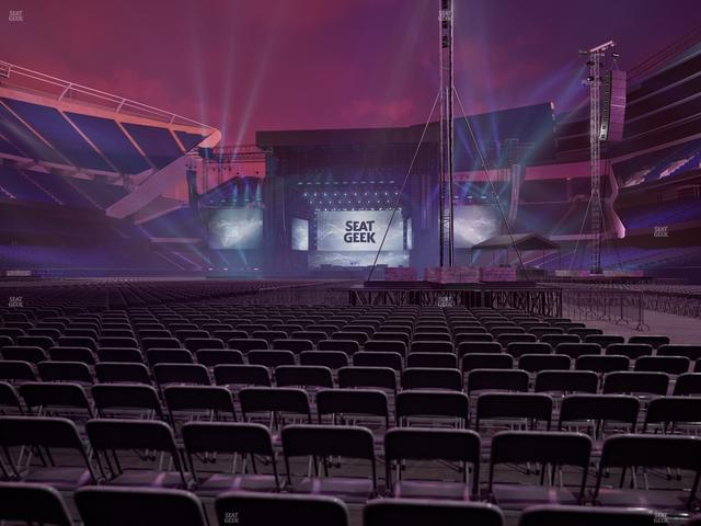 Soldier Field - Section Floor D 2 Seat View