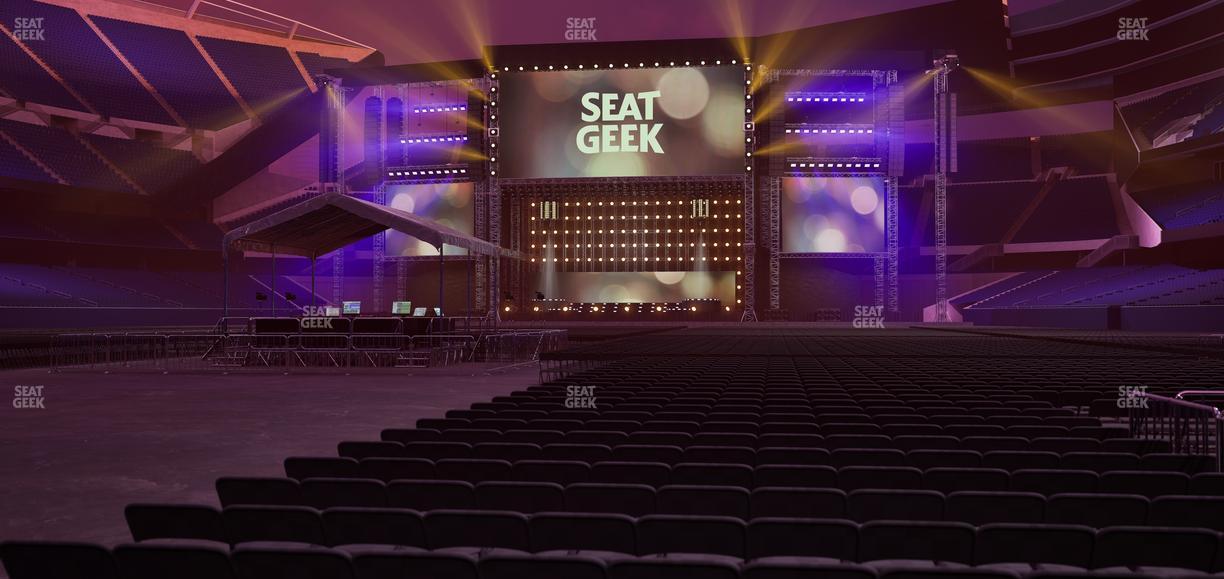 Soldier Field - Section Floor D 2 Seat View