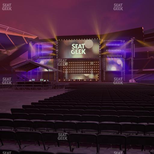 Soldier Field - Section Floor D 2 Seat View