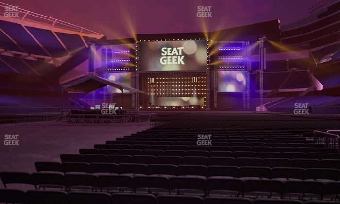 Soldier Field - Section Floor D 2 Seat View