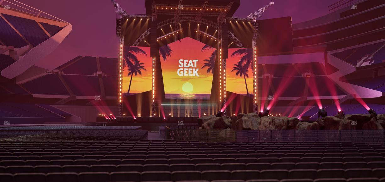 Soldier Field - Section Floor D 3 Seat View