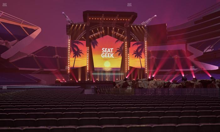 Soldier Field - Section Floor D 3 Seat View