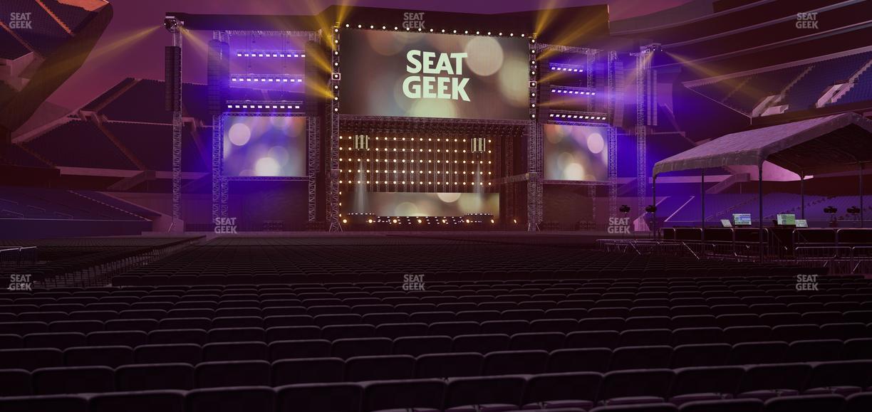 Soldier Field - Section Floor D 4 Ada Seat View