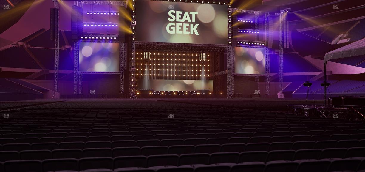 Soldier Field - Section Floor D 4 Seat View