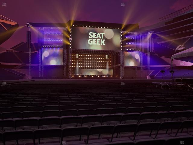 Soldier Field - Section Floor D 4 Seat View