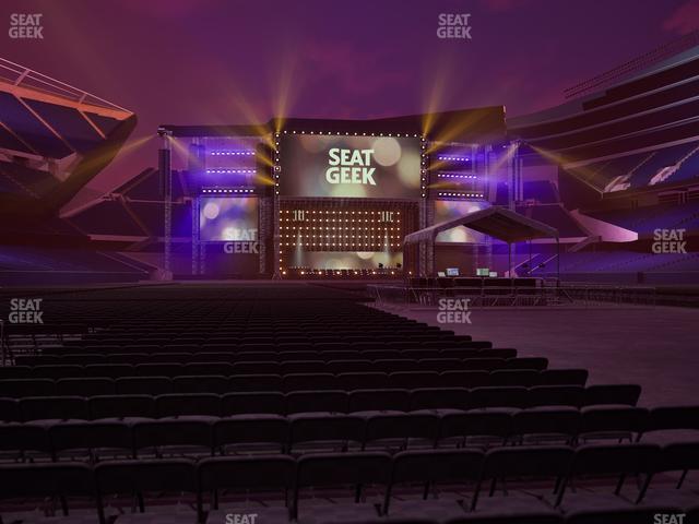 Soldier Field - Section Floor D 4 Seat View