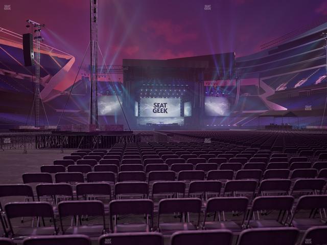 Soldier Field - Section Floor D 4 Seat View