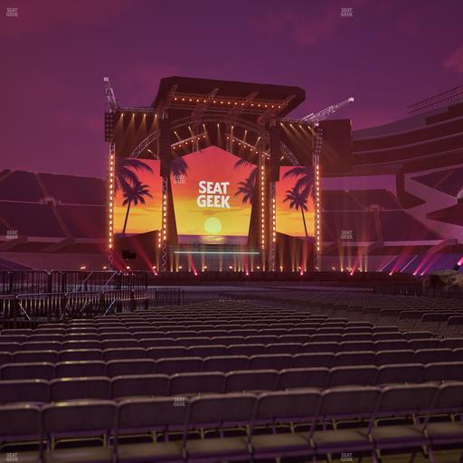 Soldier Field - Section Floor D 4 Seat View