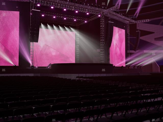 Official view from Section Floor J at Soldier Field