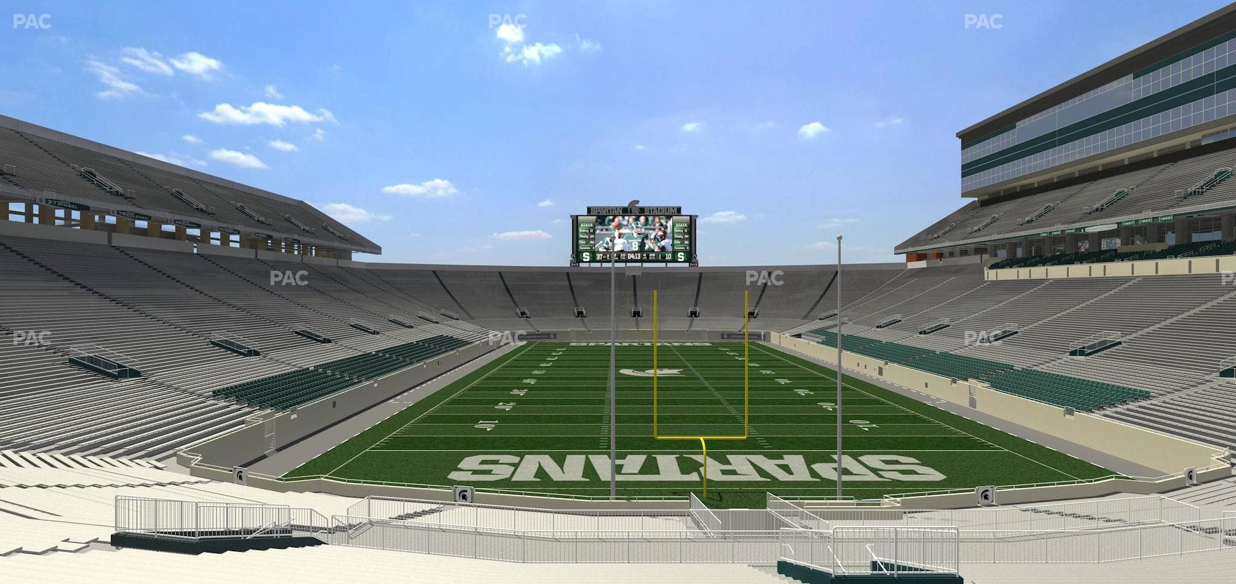 Spartan Stadium (Michigan) - Section 1 Seat View