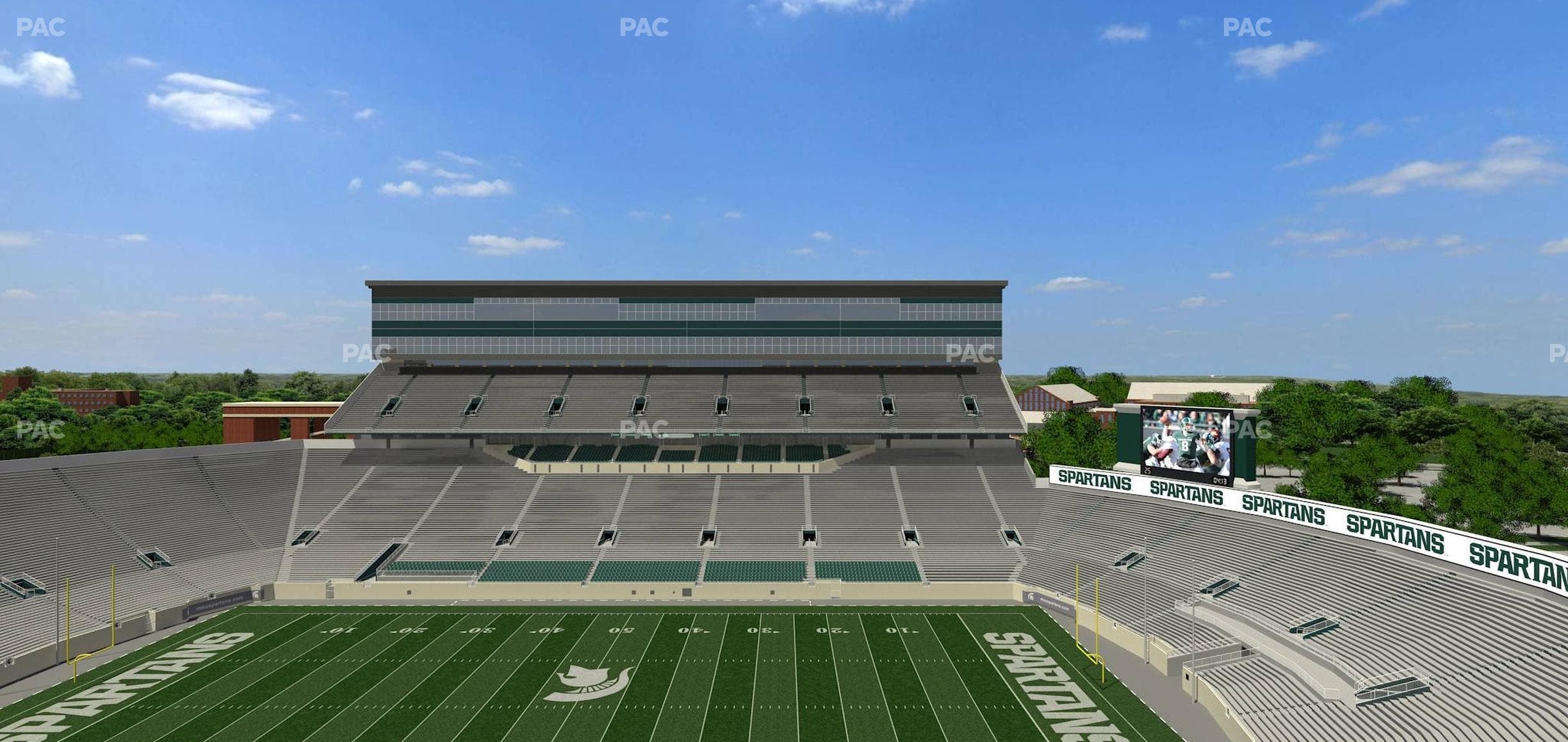 Spartan Stadium (Michigan) - Section 107 Seat View