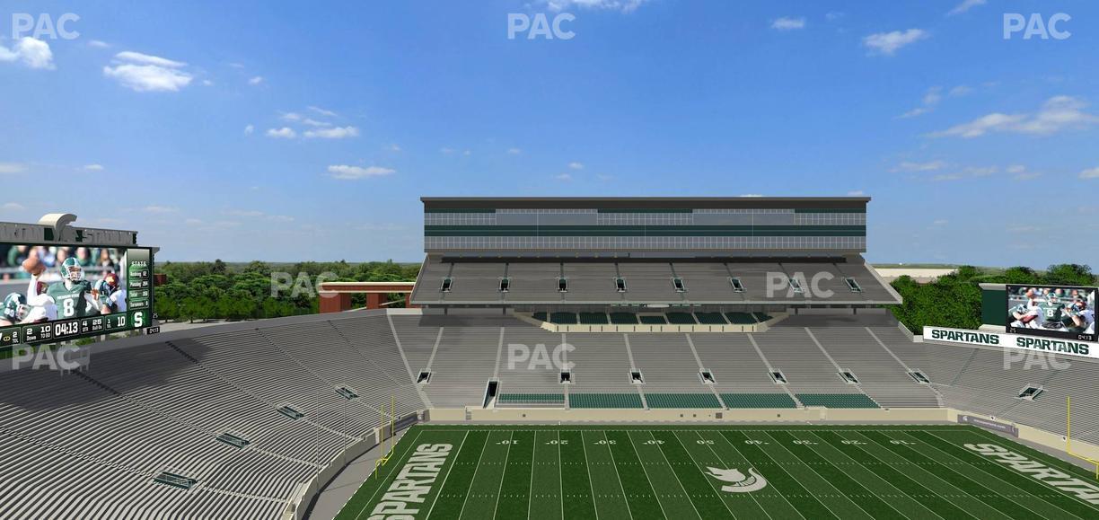 Spartan Stadium (Michigan) - Section 110 Seat View