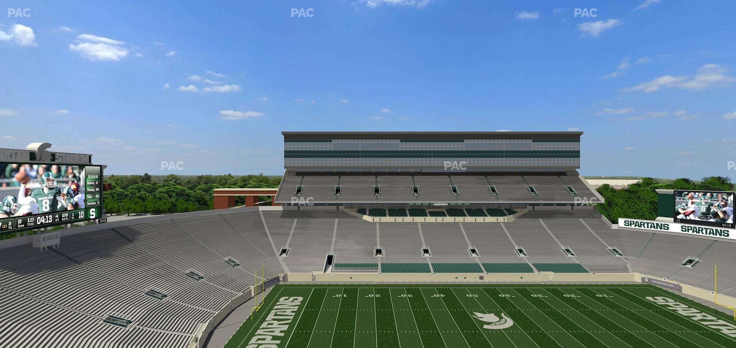 Spartan Stadium (Michigan) - Section 110 Seat View