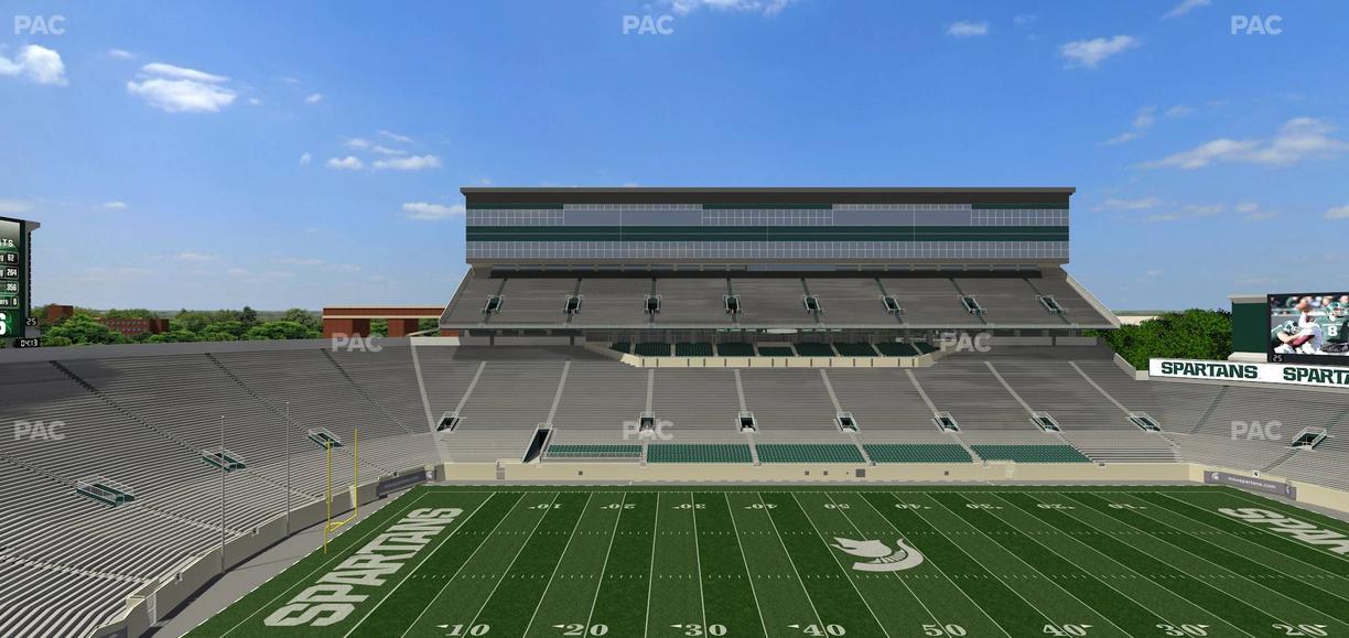 Spartan Stadium (Michigan) - Section 110 Seat View
