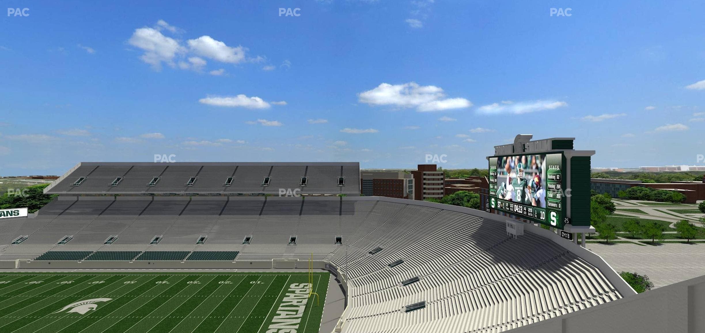 Spartan Stadium (Michigan) - Section 120 Seat View