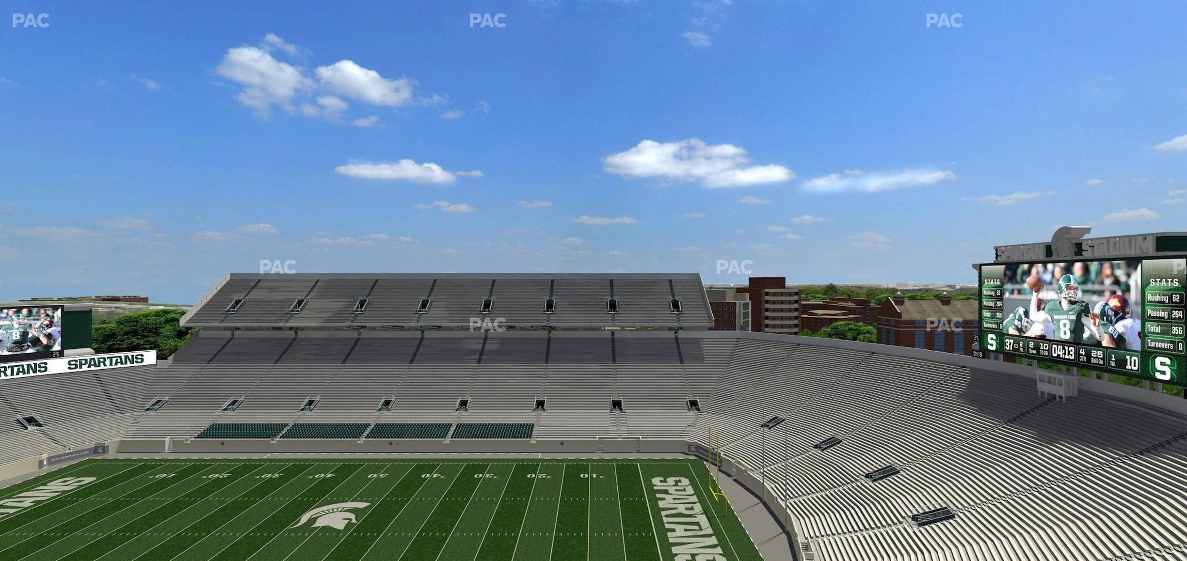 Spartan Stadium (Michigan) - Section 121 Seat View