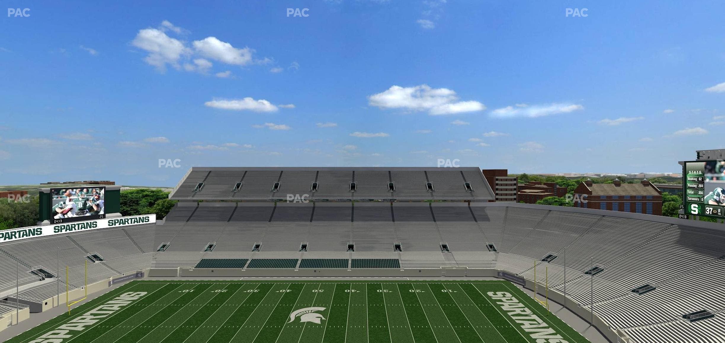 Spartan Stadium (Michigan) - Section 123 Seat View