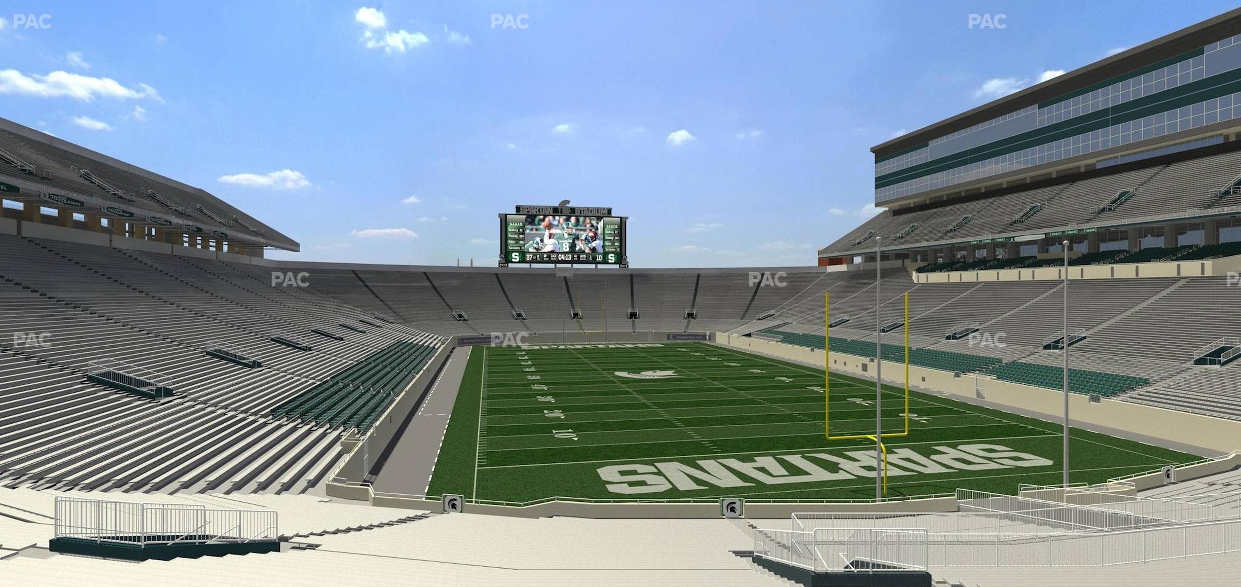 Spartan Stadium (Michigan) - Section 2 Seat View