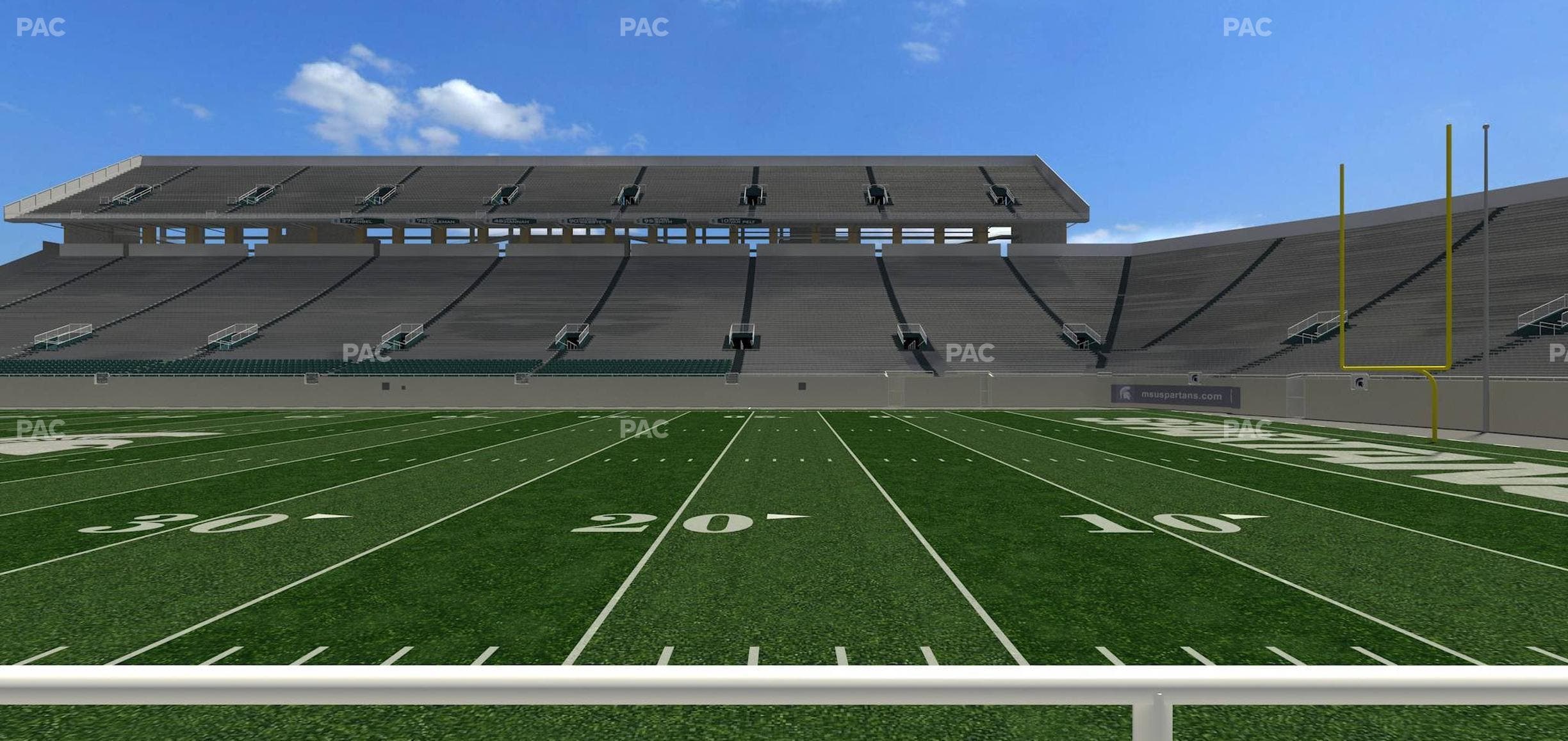 Spartan Stadium (Michigan) - Section 21 Wc Seat View