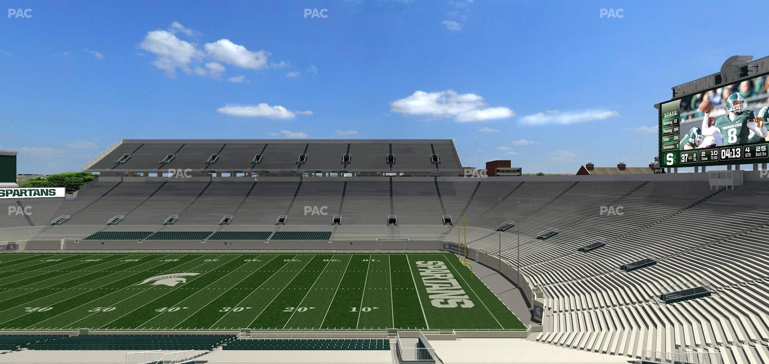 Spartan Stadium (Michigan) - Section 21 Seat View