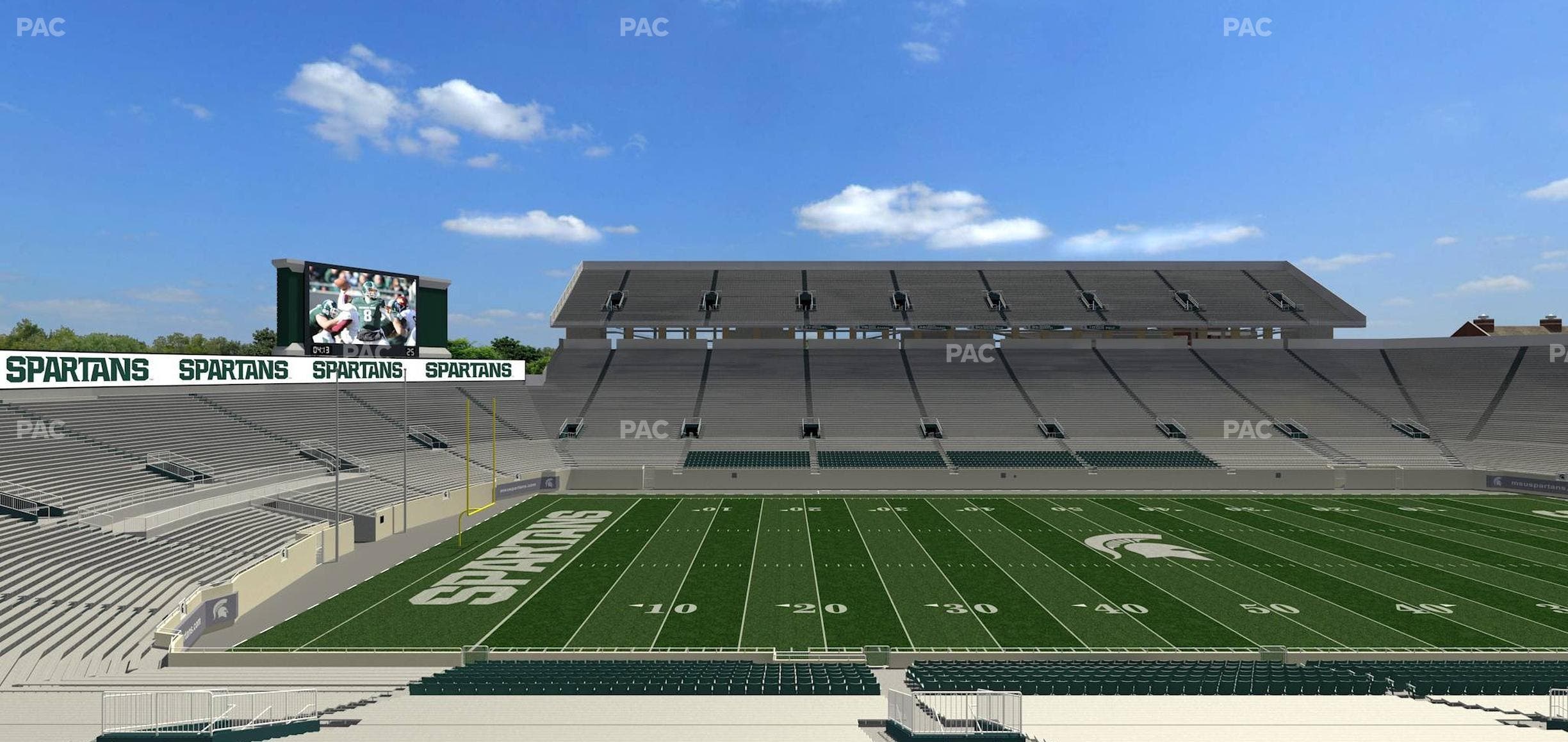 Spartan Stadium (Michigan) - Section 25 Seat View