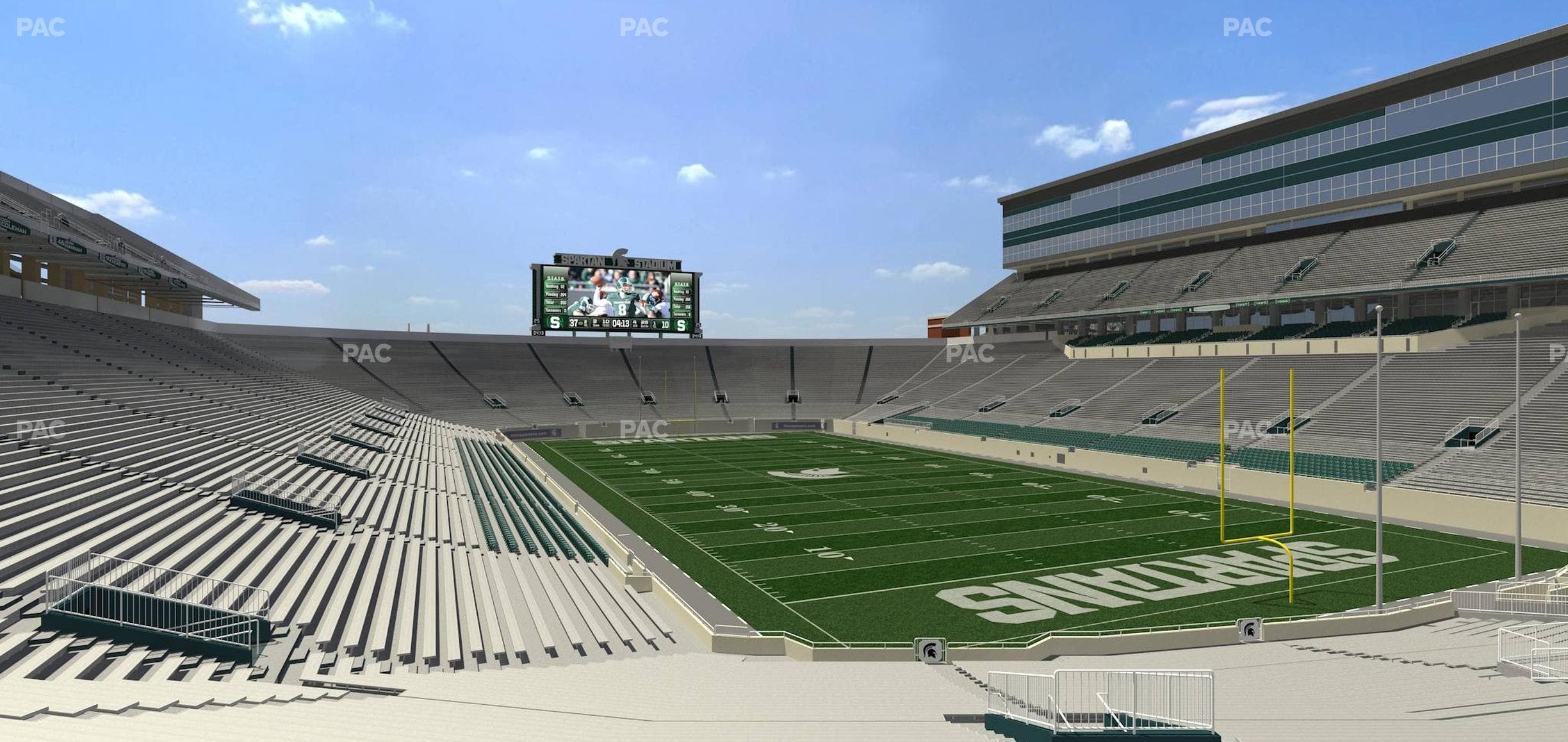 Spartan Stadium (Michigan) - Section 3 Seat View