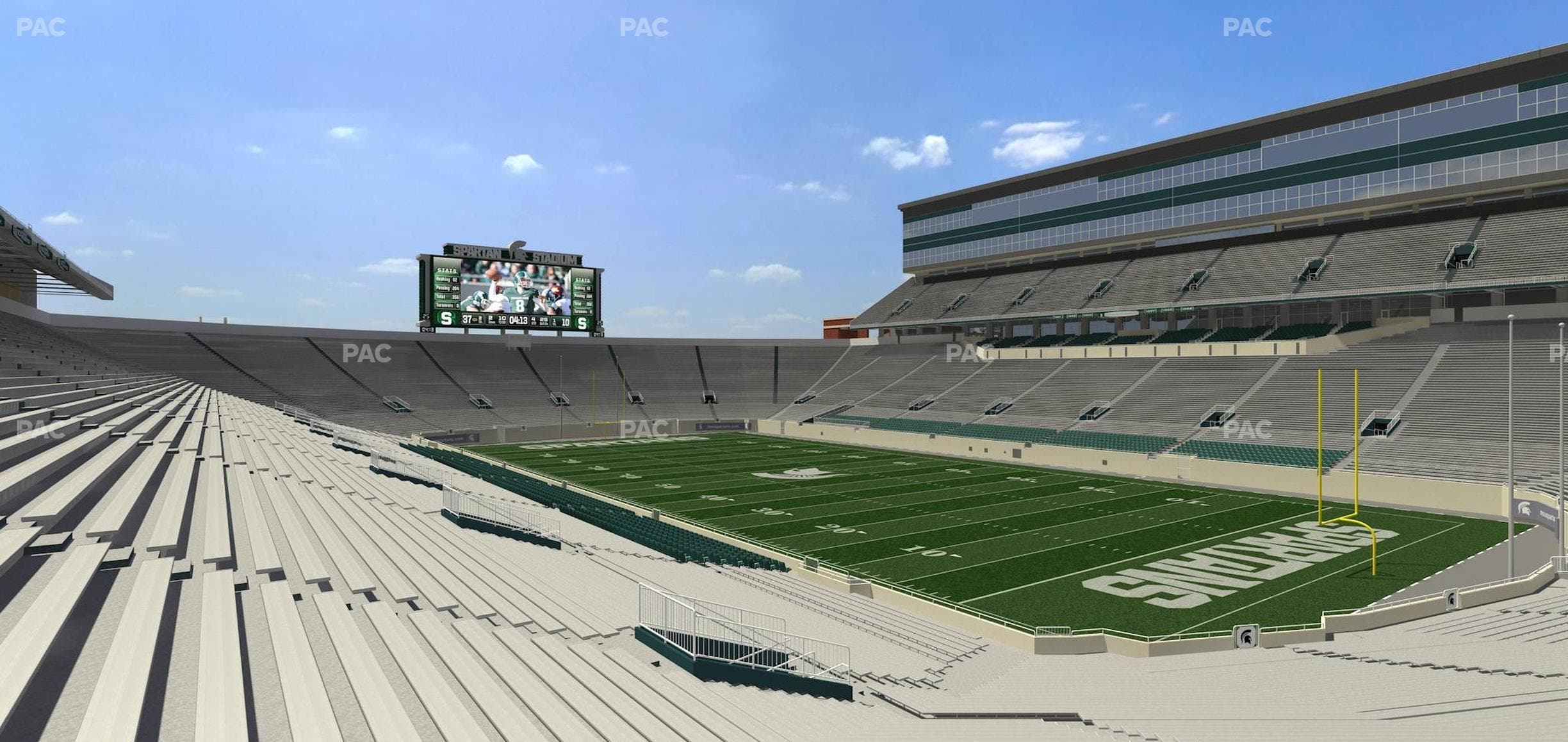 Spartan Stadium (Michigan) - Section 4 Seat View
