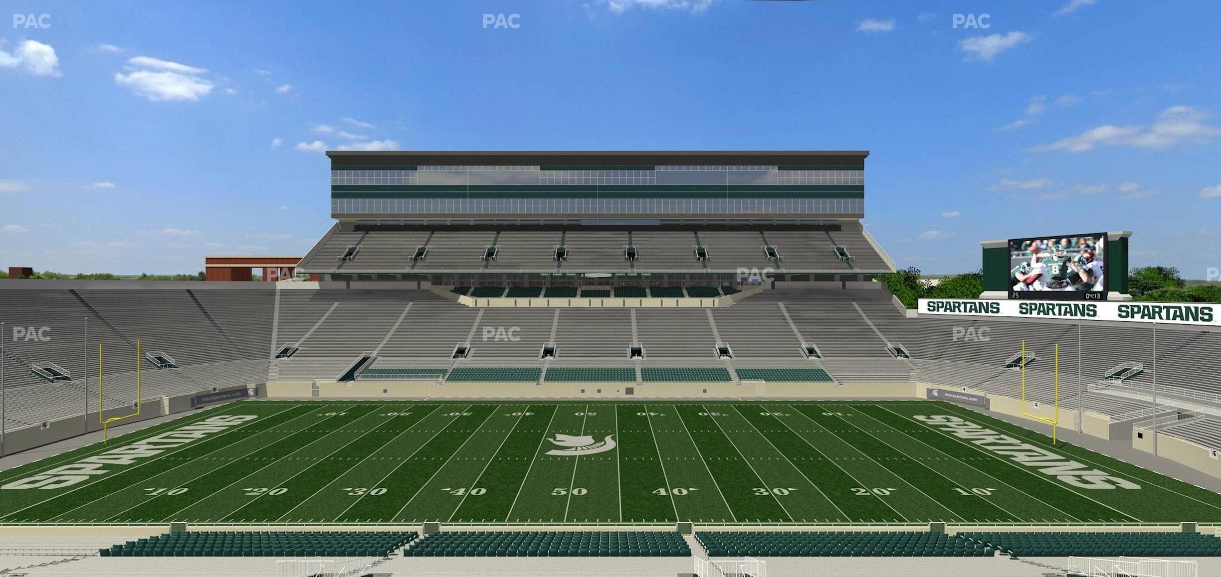 Spartan Stadium (Michigan) - Section 8 Seat View