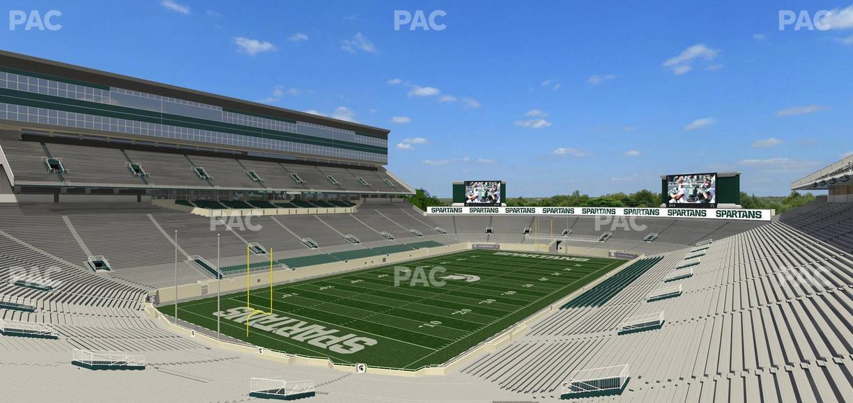 Spartan Stadium (Michigan) - Section Ga Students Seat View