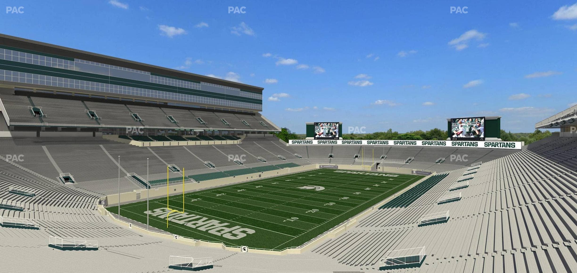 Spartan Stadium (Michigan) - Section Ga Students Seat View