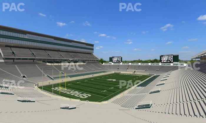 Spartan Stadium (Michigan) - Section Ga Students Seat View