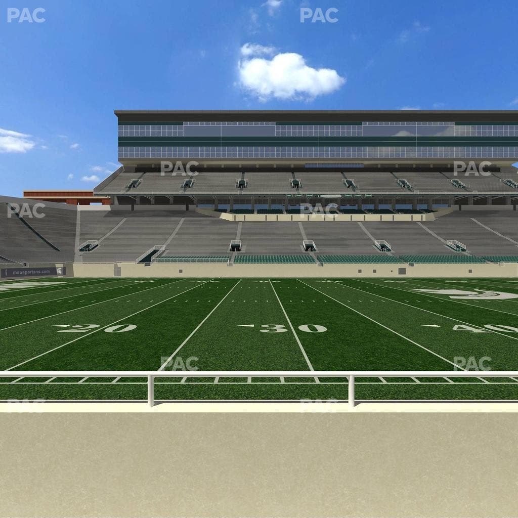 Spartan Stadium (Michigan) - Section Sideline Club 10 Seat View