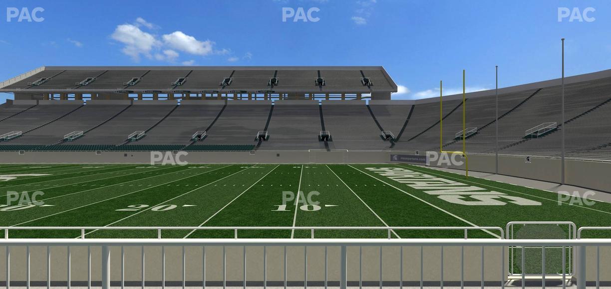 Spartan Stadium (Michigan) - Section Sideline Club 21 Seat View