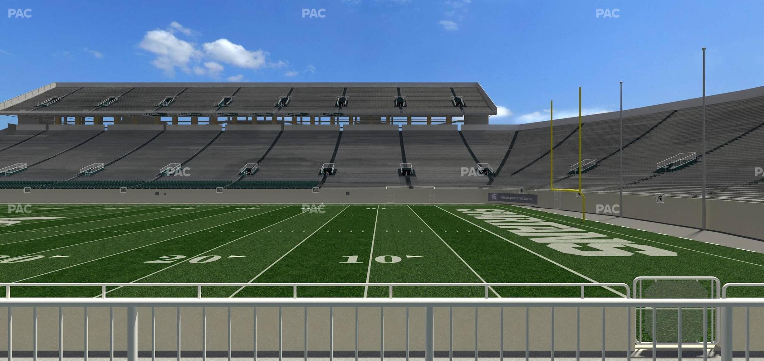 Spartan Stadium (Michigan) - Section Sideline Club 21 Seat View