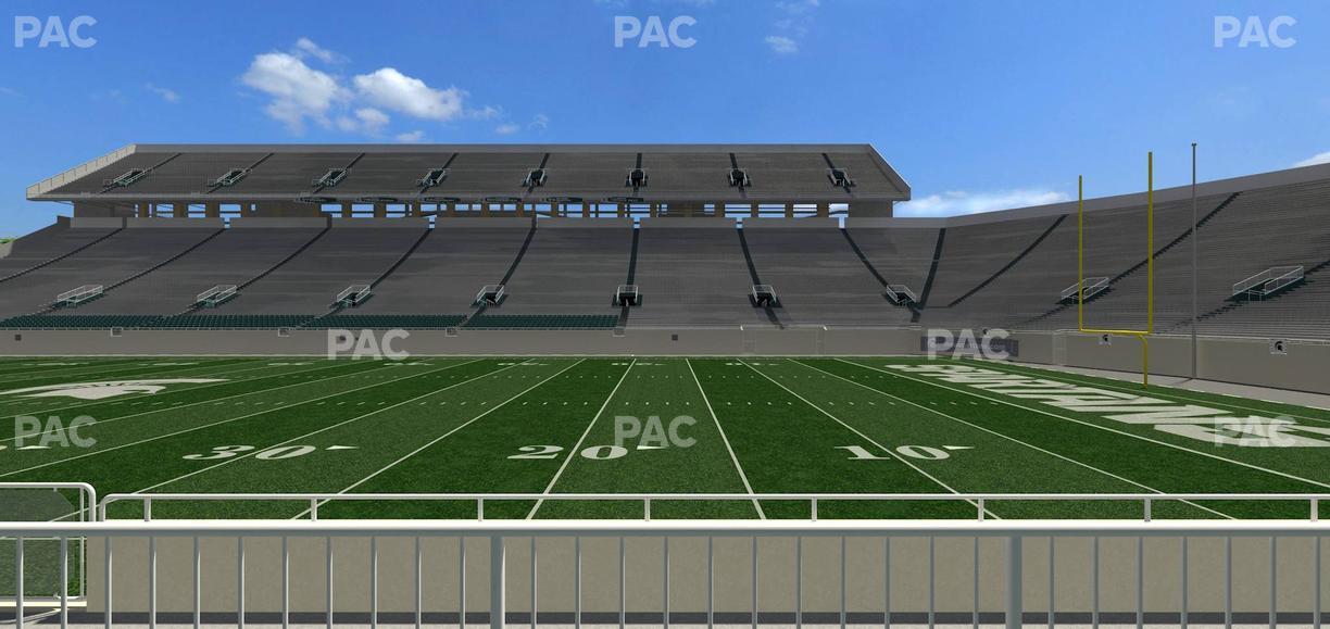 Spartan Stadium (Michigan) - Section Sideline Club 22 Seat View
