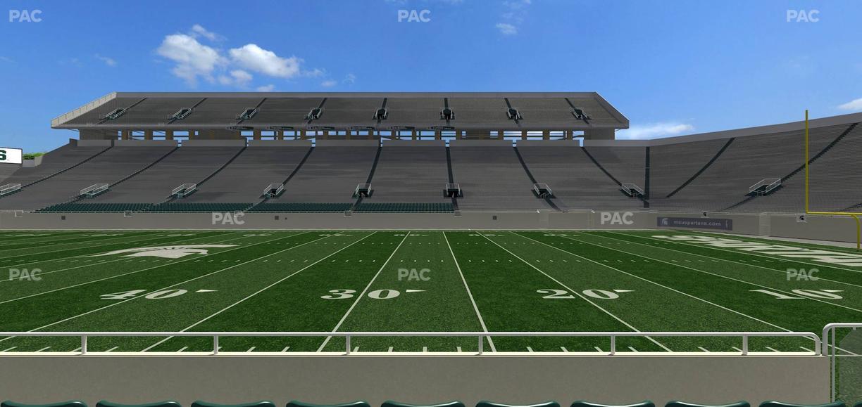 Spartan Stadium (Michigan) - Section Sideline Club 22 Seat View