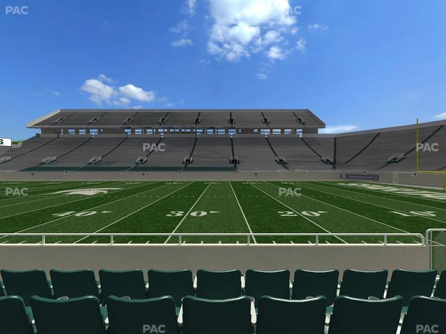 Spartan Stadium (Michigan) - Section Sideline Club 22 Seat View